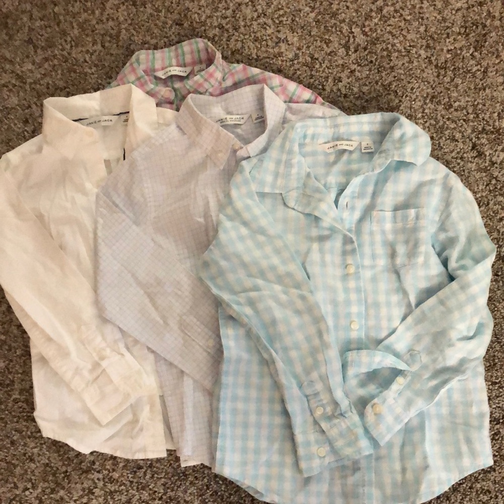 Janie and jack boy’s shirt size 4,5